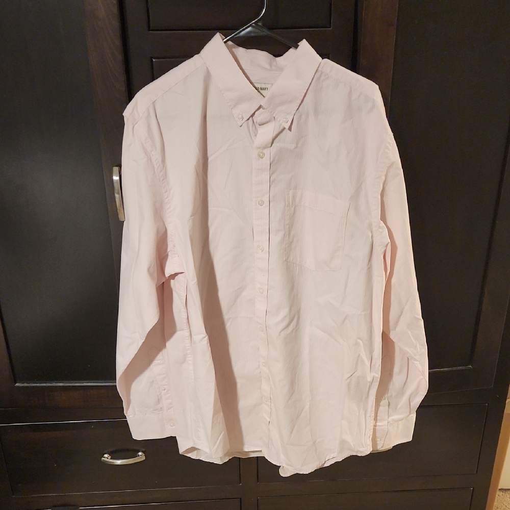 Old Navy Pink Striped Shirt